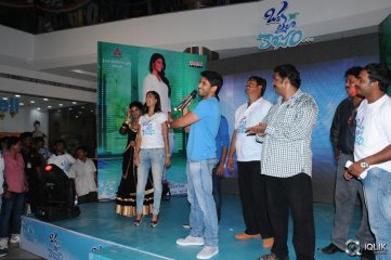 Oka Laila Kosam Movie Team at Vijayawada PVP Mall